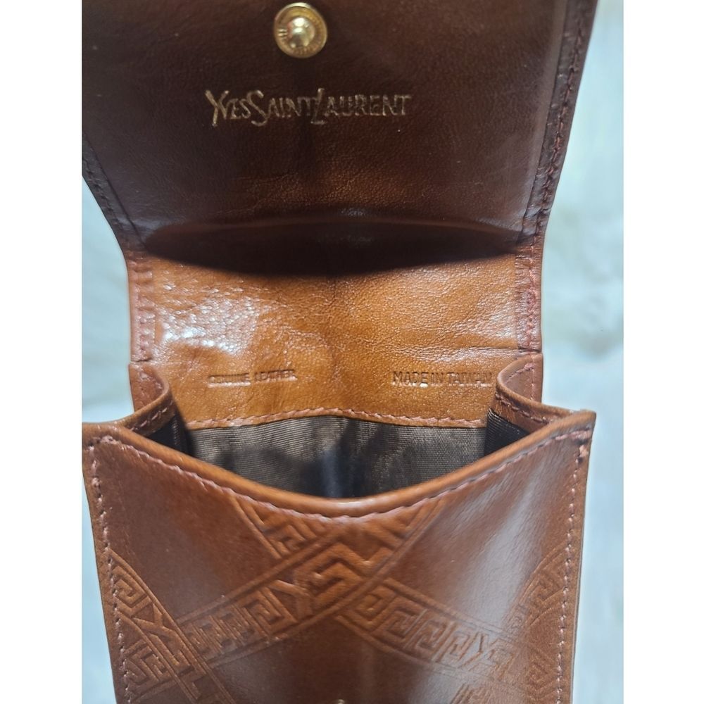 Vintage Yves Saint Laurent Leather Pouch/Case - Picture 8 of 11
